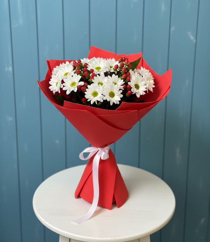 Букет цветов из: Хризантемы в Усть-Илимске