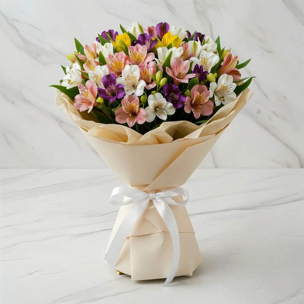 Букет цветов из: Альстромерии в Усть-Илимске