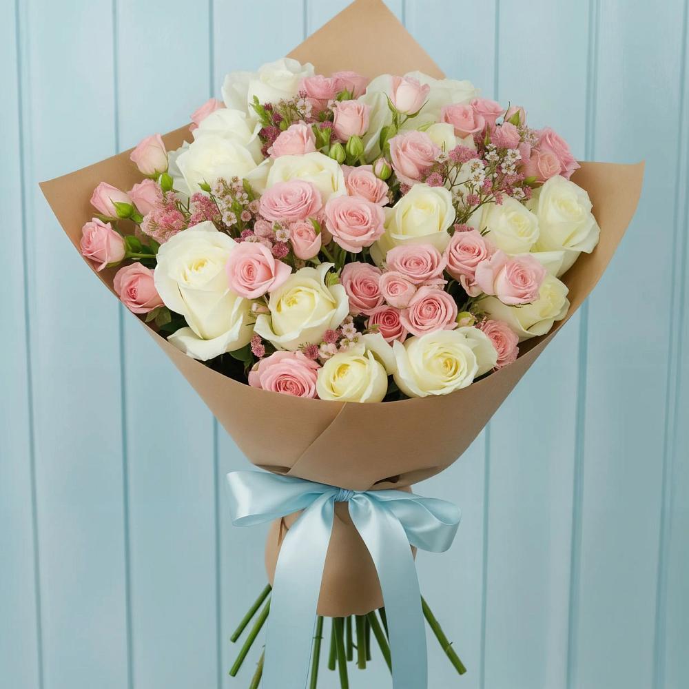 Букет цветов из: Розы в Усть-Илимске