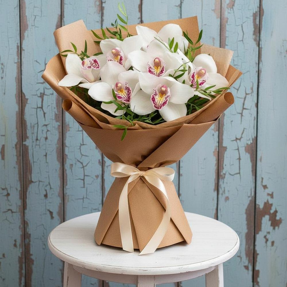 Букет цветов из: Орхидеи и Розы в Усть-Илимске