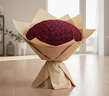 Букет 101 Красная роза в Усть-Илимске