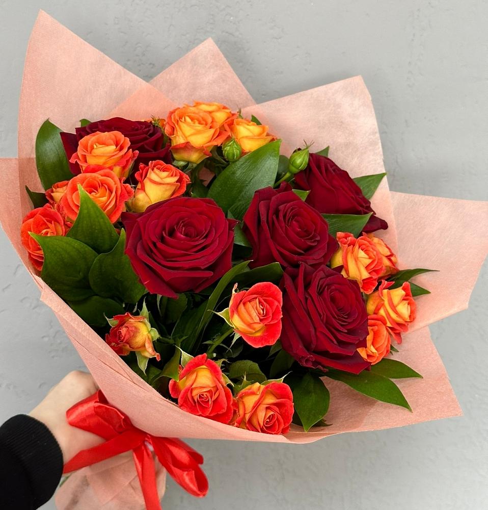 Букет Любовь и восторг в Усть-Илимске