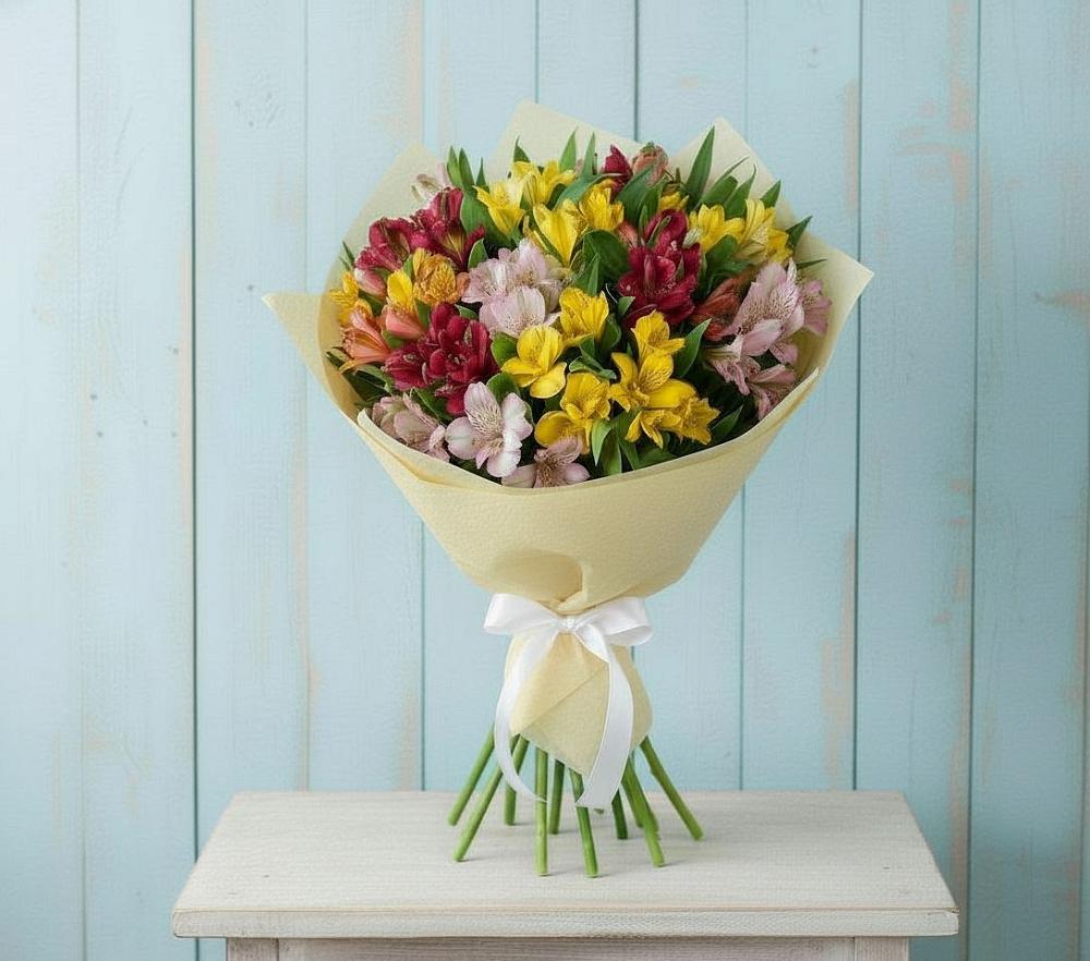 Букет цветов из: Альстромерии в Усть-Илимске
