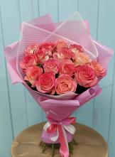 Букет 15 Розовых роз Равель #REPLACE_PRED# Усть-Илимске