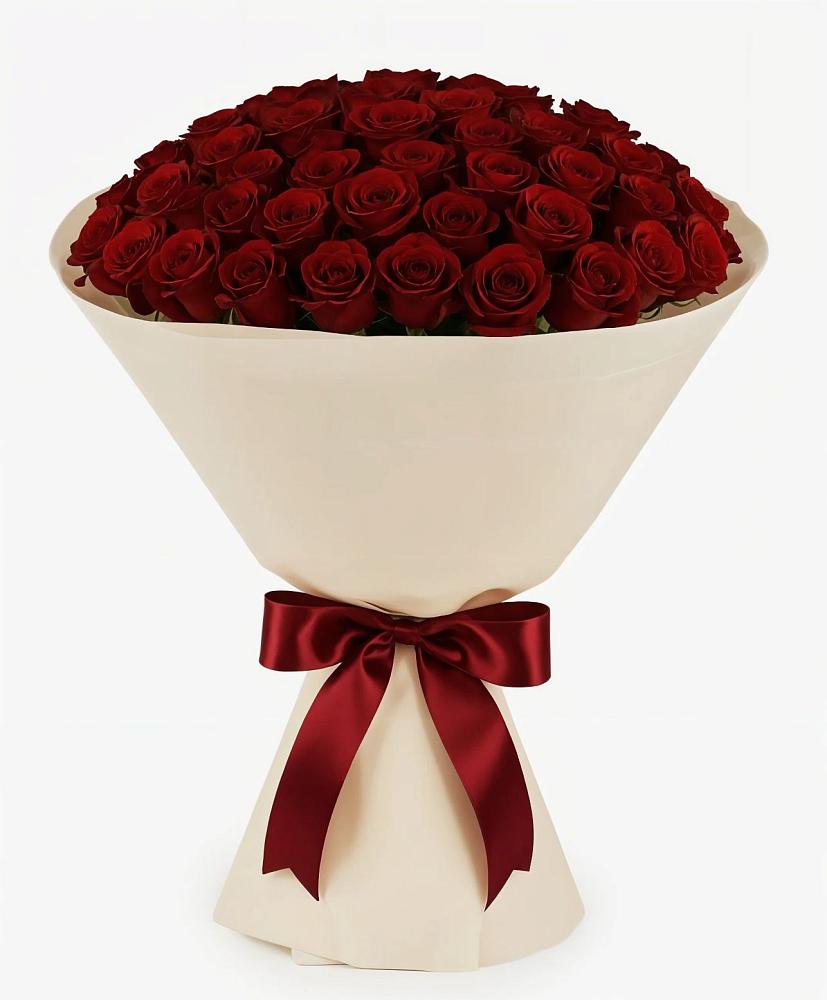 Букет 101 Бордовая роза Блэк Бакарра в Усть-Илимске